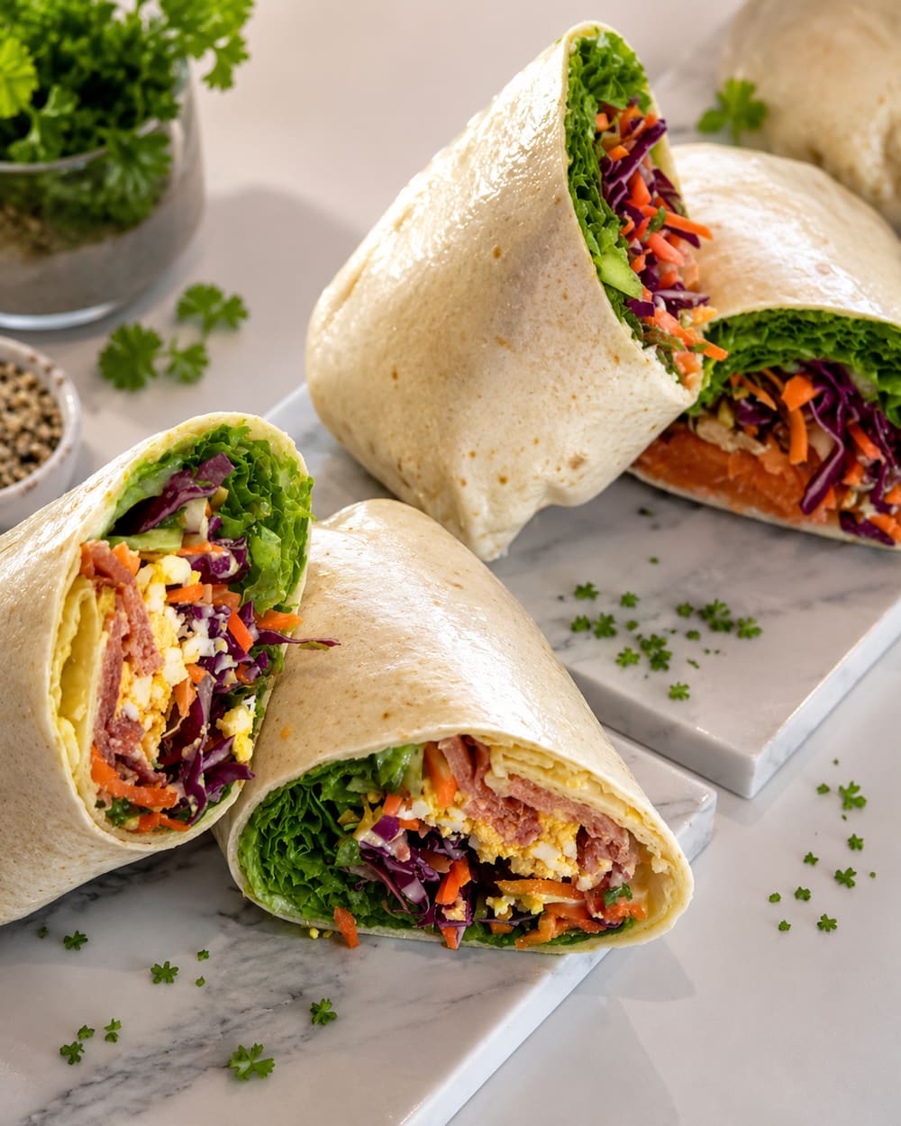Wrap Oeuf Bacon